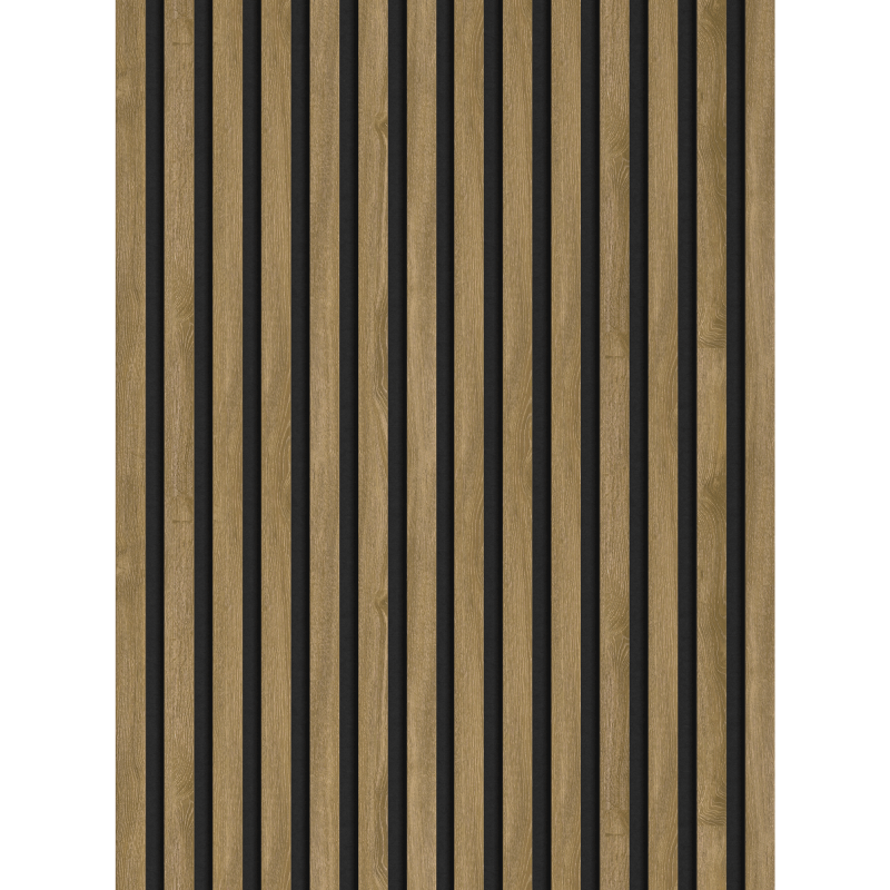 Mexen Lam-F stenové akustické lamely 275 x 31,5 cm, plsť 6 mm, Klasický Dub - S105-275317-2812-072