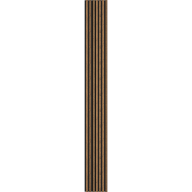 Mexen Lam-F stenové akustické lamely 275 x 31,5 cm, plsť 6 mm, Dub Mocca - S105-275317-2812-074