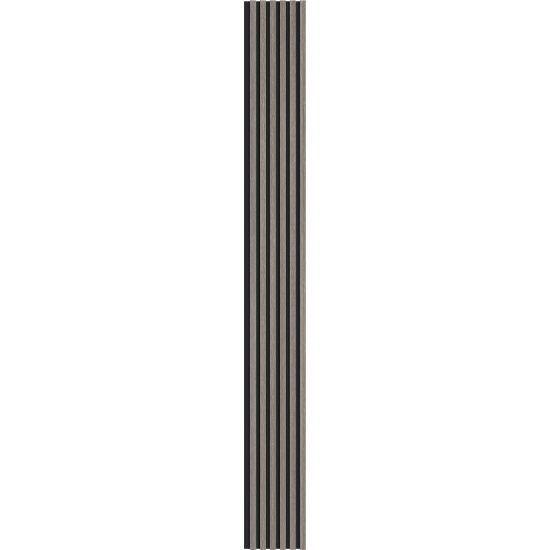 Mexen Lam-B stenové lamely 275 x 30 cm, HDF doska 4 mm, technická dyha, Strieborný Dub - S100-275307-3015-007