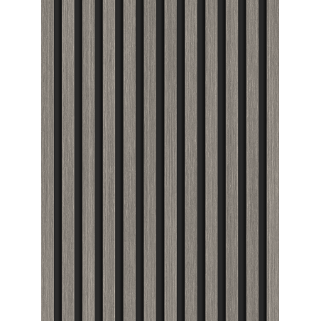 Mexen Lam-B nástenné lamely 275 x 30 cm, HDF doska 4 mm, technická dyha, Strieborný Dub - S100-275307-3015-007