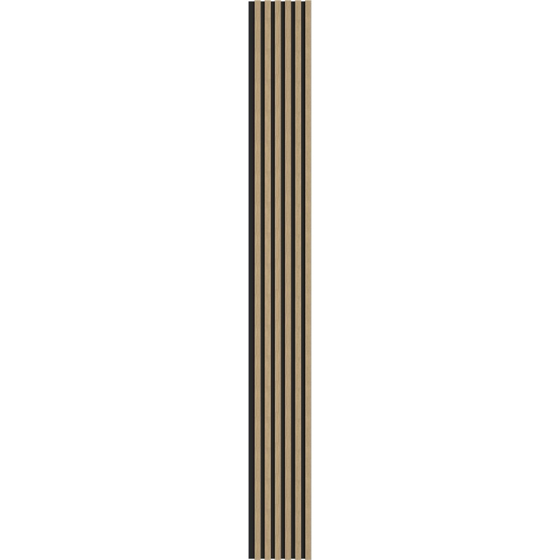 Mexen Lam-B stenové lamely 275 x 30 cm, doska HDF 4 mm, technická dyha, Ľanový orech - S100-275307-3015-015