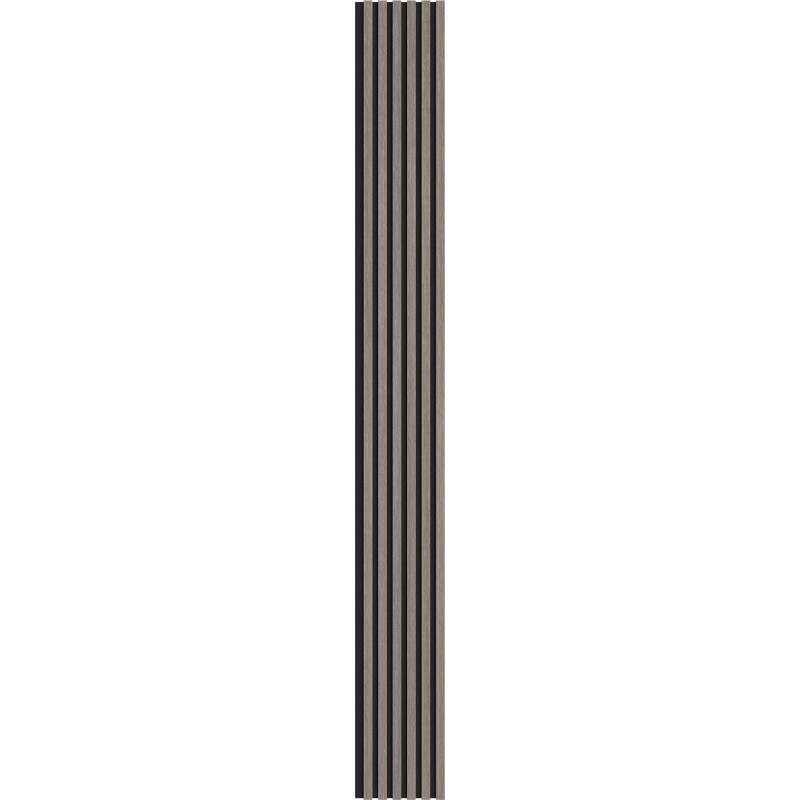 Mexen Lam-F akustické nástenné lamely 275 x 30 cm, plsť 8 mm, technická dyha, Strieborný Dub - S105-275307-3015-007