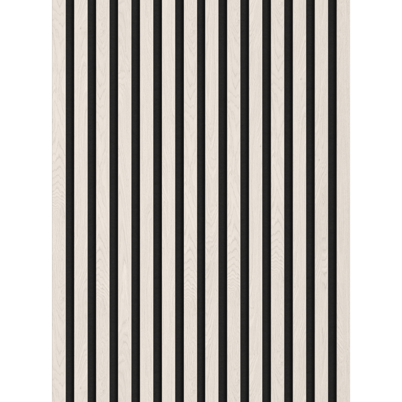 Mexen Lam-F stenové akustické lamely 275 x 31,5 cm, plsť 6 mm, Polárny Dub - S105-275317-2812-067