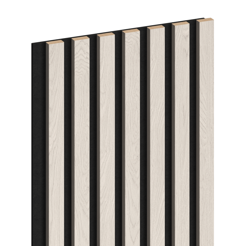 Mexen Lam-F stenové akustické lamely 275 x 31,5 cm, plsť 6 mm, Polárny Dub - S105-275317-2812-067