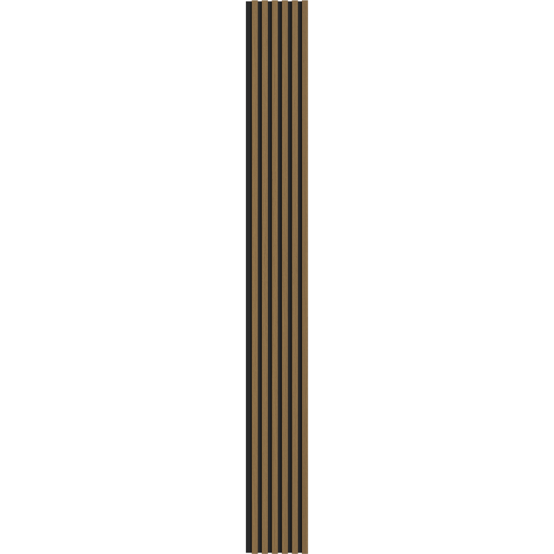 Mexen Lam-B stena lamely 275 x 30 cm, HDF doska 4 mm, technická dyha, Zlatý Teak - S100-275307-3015-014