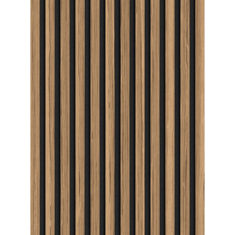 Mexen Lam-F akustické stenové lamely 275 x 30 cm, plsť 8 mm, technická dyha, Svetlý Orech - S105-275307-3015-017