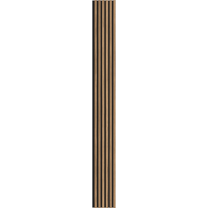 Mexen Lam-F akustické stenové lamely 275 x 30 cm, plsť 8 mm, technická dyha, Svetlý Orech - S105-275307-3015-017
