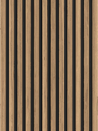 Mexen Lam-B stenové lamely 275 x 30 cm, HDF doska 4 mm, technická dyha, Svetlý Orech - S100-275307-3015-017