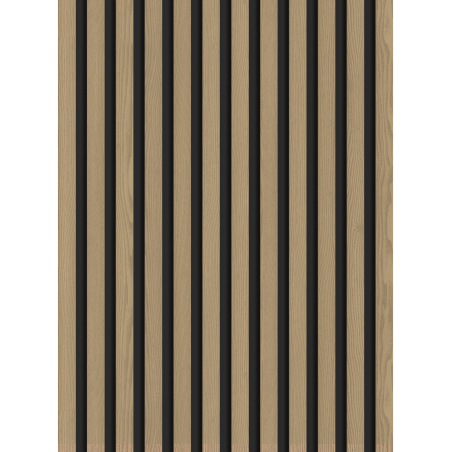 Mexen Lam-B stenové lamely 275 x 30 cm, HDF doska 4 mm, technická dyha, Ušľachtilý Dub - S100-275307-3015-004