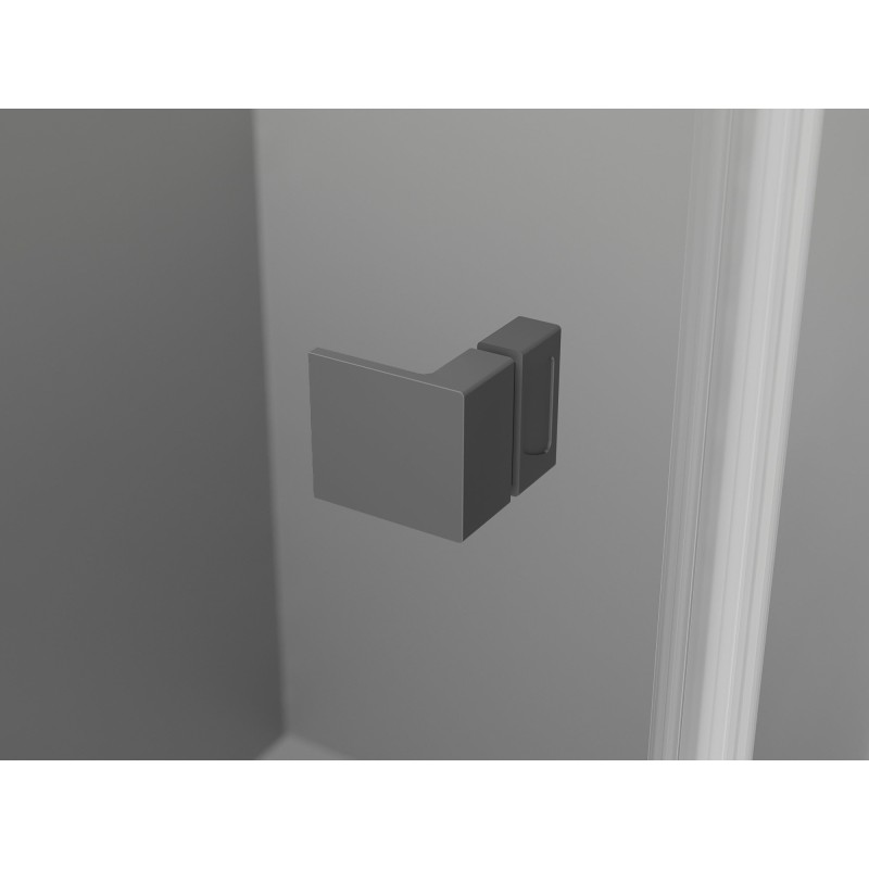 Mexen Lunar Duo sprchová kabína výklopná ľavá 120 x 110 cm, transparentná, gun metal - 834-120L-110P-95-00