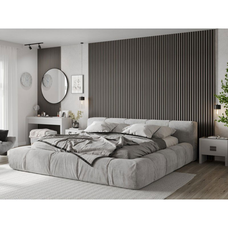 Mexen Lam-B stenové lamely 275 x 30 cm, HDF doska 4 mm, technická dyha, Oceľový Dub - S100-275307-3015-006