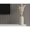 Mexen Lam-B stenové lamely 275 x 30 cm, HDF doska 4 mm, technická dyha, Strieborný Dub - S100-275307-3015-007