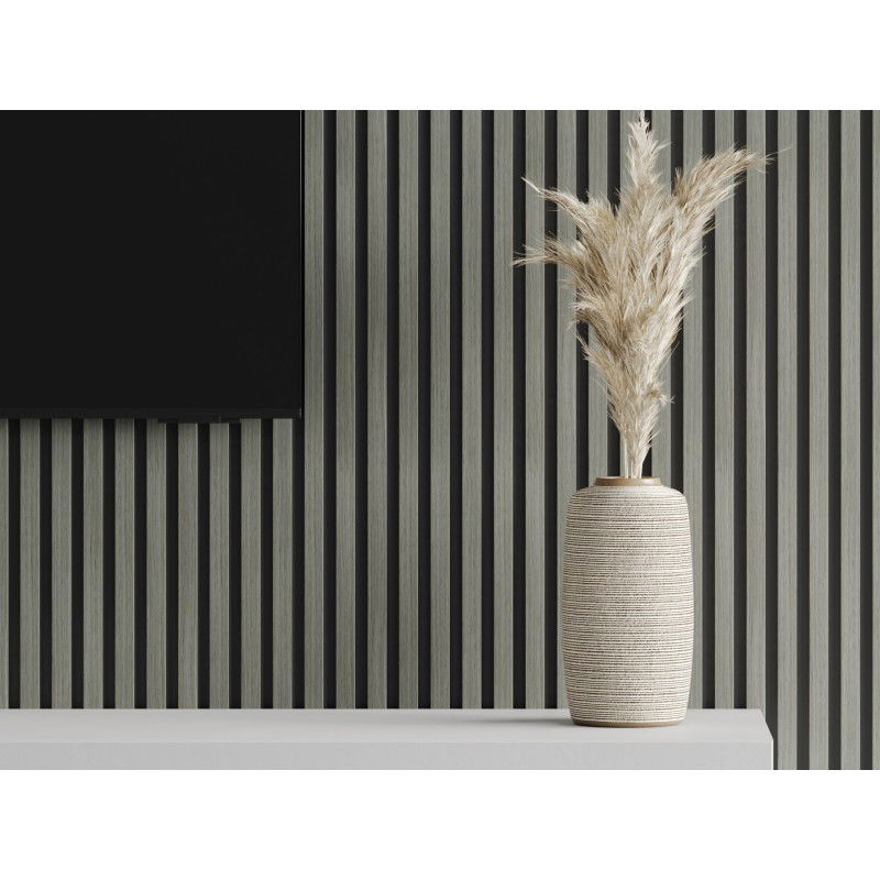 Mexen Lam-B stenové lamely 275 x 30 cm, HDF doska 4 mm, technická dyha, Dub Heritage - S100-275307-3015-008