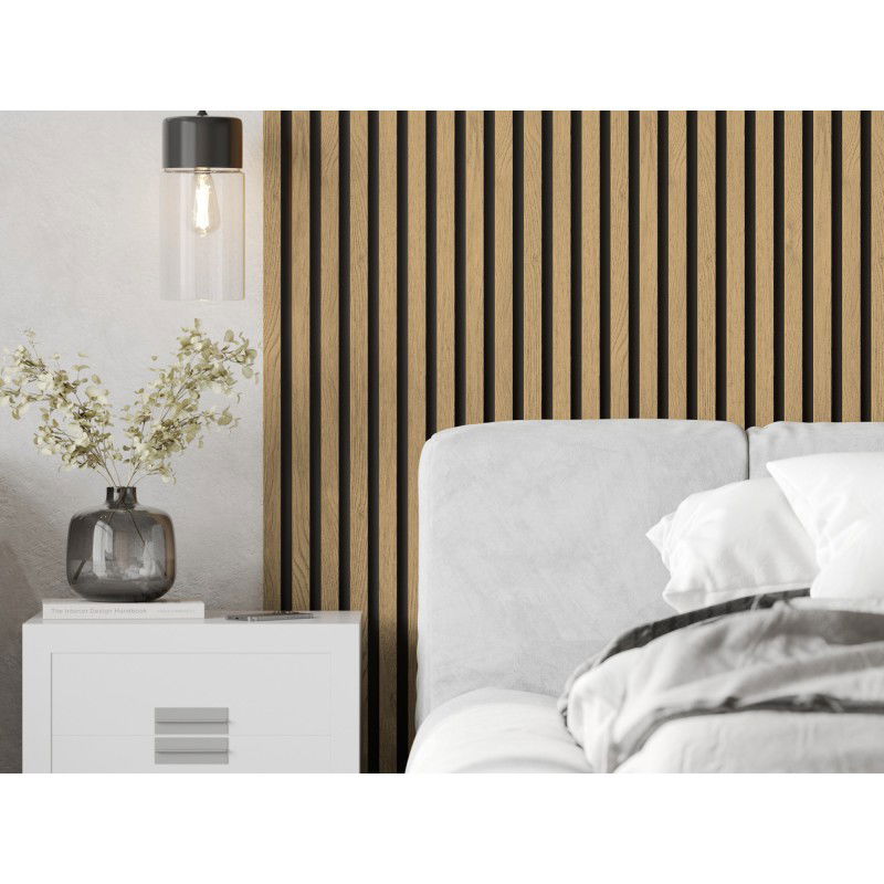 Mexen Lam-B stenové lamely 275 x 30 cm, HDF doska 4 mm, technická dyha, Klasická borovica - S100-275307-3015-012