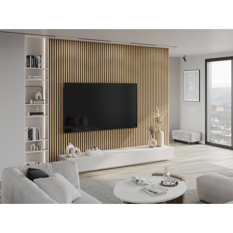 Mexen Lam-B stenové lamely 275 x 30 cm, HDF doska 4 mm, technická dyha, Klasická borovica - S100-275307-3015-012