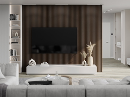 Mexen Lam-B nástenné lamely 275 x 30 cm, HDF doska 4 mm, technická dyha, Palisander Orech - S100-275307-3015-021