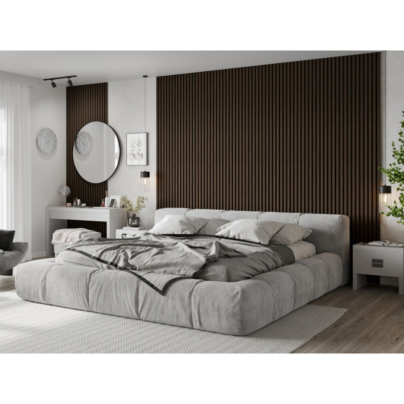 Mexen Lam-B stenové lamely 275 x 30 cm, HDF doska 4 mm, technická dyha, Orech Pálený - S100-275307-3015-024