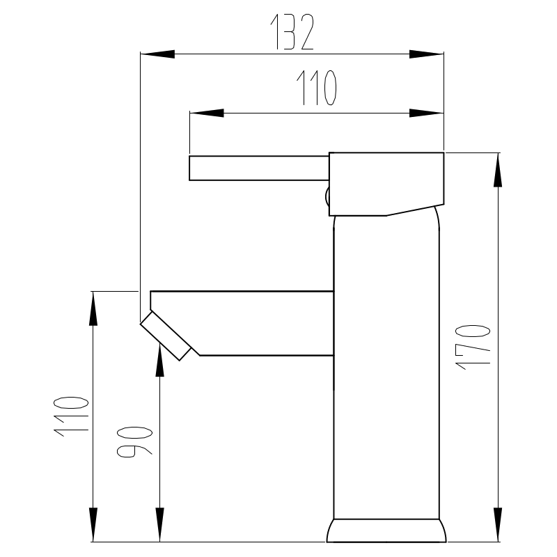 Mexen Lua batéria bidetová chróm - 72820-00
