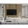 Mexen Lam-F Akustické stenové lamely 275 x 30 cm, plsť 8 mm, technická dyha, Zlatý Dub - S105-275307-3015-003