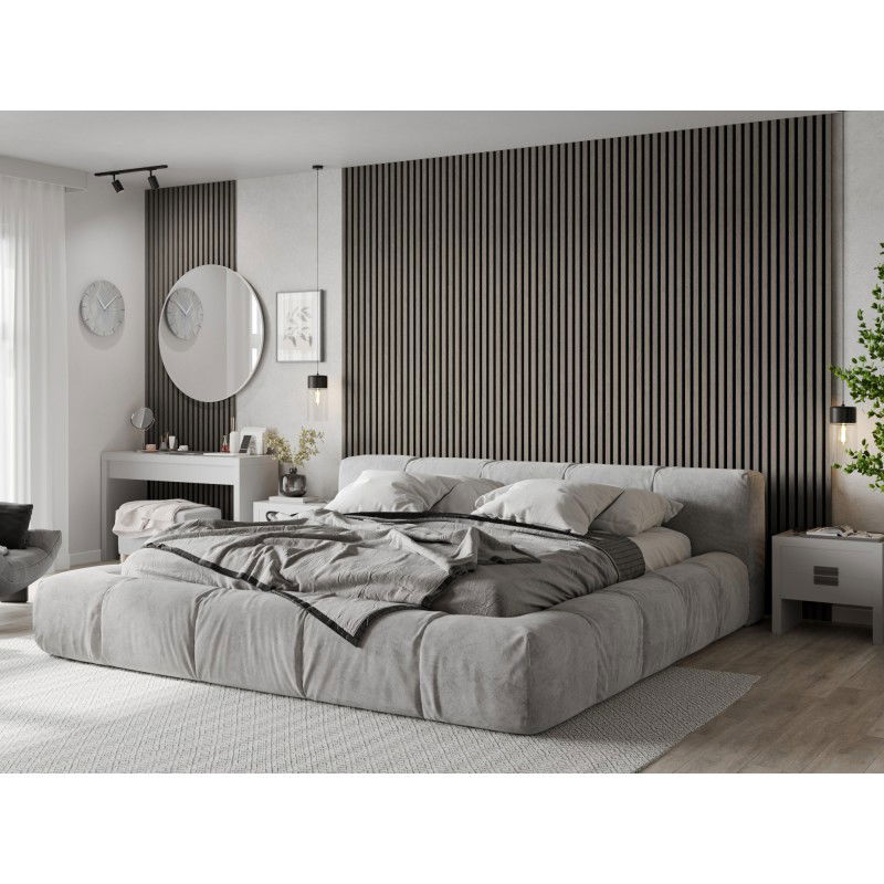 Mexen Lam-F stenové akustické lamely 275 x 30 cm, plsť 8 mm, technická dyha, Sivý Dub - S105-275307-3015-005