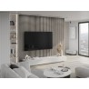 Mexen Lam-F akustické steny 275 x 30 cm, plsť 8 mm, technická dýha, Popolavý Dub - S105-275307-3015-005