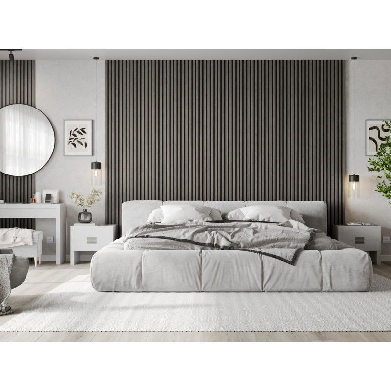 Mexen Lam-F akustické stenové lamely 275 x 30 cm, plsť 8 mm, technická dyha, Strieborný dub - S105-275307-3015-007