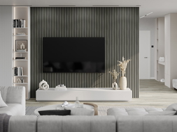 Mexen Lam-F stenové akustické lamely 275 x 30 cm, plsť 8 mm, technická dyha, Dub Heritage - S105-275307-3015-008