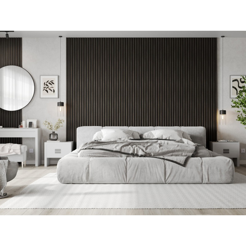Mexen Lam-F akustické stenové lamely 275 x 30 cm, plsť 8 mm, technická dyha, Striebristý Orech - S105-275307-3015-009