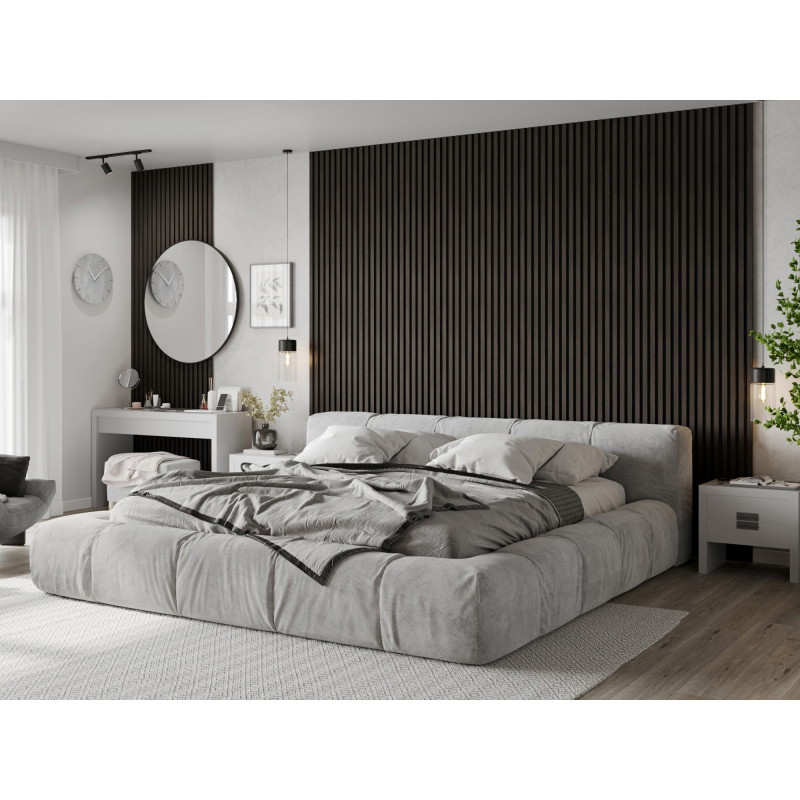 Mexen Lam-F akustické stenové lamely 275 x 30 cm, plsť 8 mm, technická dyha, Striebristý Orech - S105-275307-3015-009