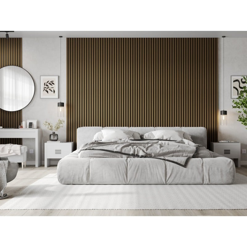 Mexen Lam-F akustické stenové lamely 275 x 30 cm, plsť 8 mm, technická dyha, Zlatý teak - S105-275307-3015-014