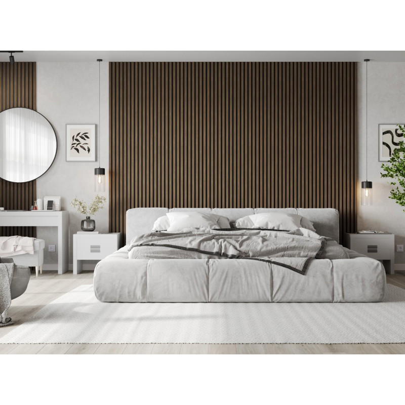 Mexen Lam-F akustické steny lamely 275 x 30 cm, plsť 8 mm, technická dyha, Kakao Orech - S105-275307-3015-018
