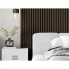 Mexen Lam-F stenové akustické lamely 275 x 30 cm, plsť 8 mm, technická dyha, Tmavý orech - S105-275307-3015-024