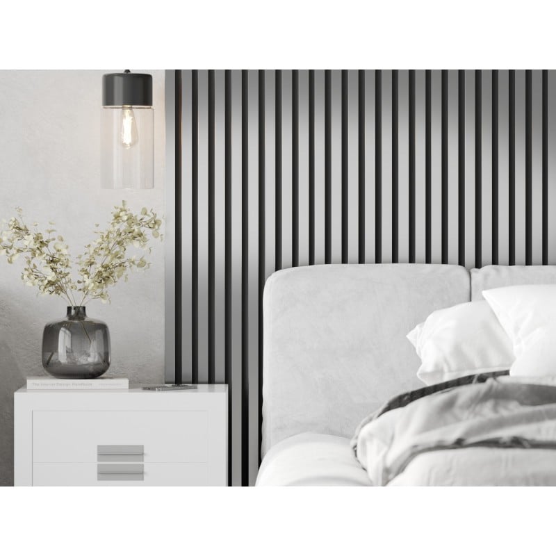 Mexen Lam-B stenové lamely 275 x 31,5 cm, HDF doska 4 mm, Strieborná - S100-275317-2812-056