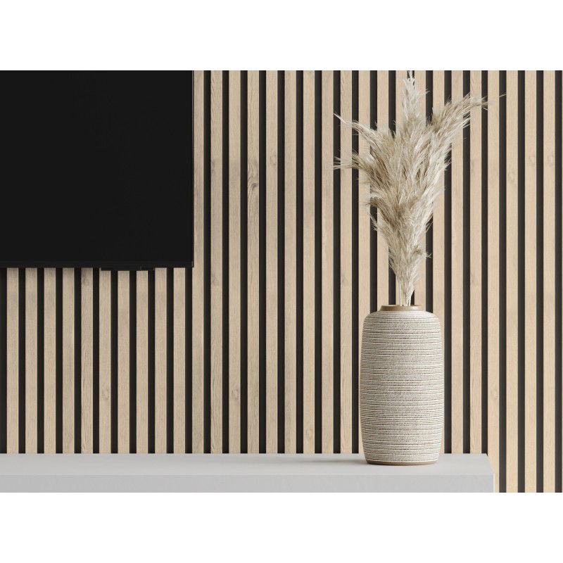 Mexen Lam-B stenové lamely 275 x 31,5 cm, HDF doska 4 mm, Perlový Dub - S100-275317-2812-058