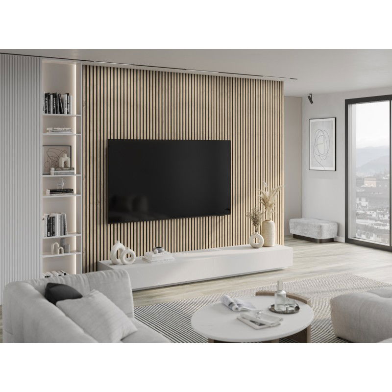 Mexen Lam-B stenové lamely 275 x 31,5 cm, HDF doska 4 mm, Perlový Dub - S100-275317-2812-058