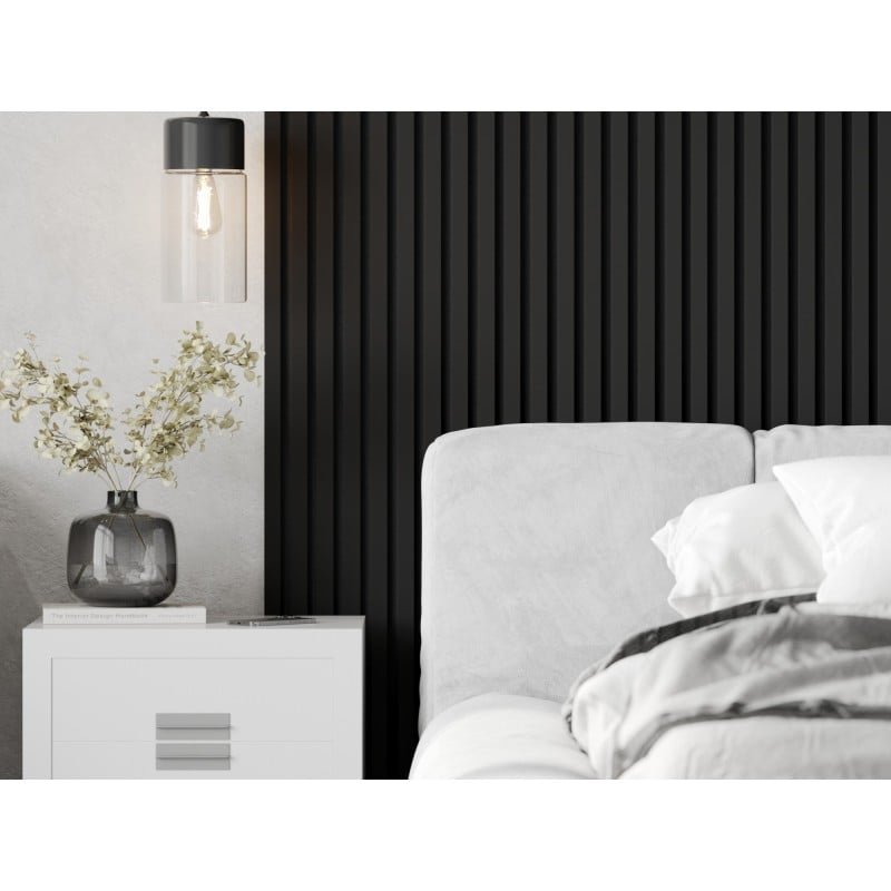 Mexen Lam-F stenové akustické lamely 275 x 31,5 cm, plsť 6 mm, Čierna Mat - S105-275317-2812-053