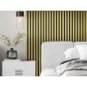 Mexen Lam-F stenové akustické lamely 275 x 31,5 cm, plsť 6 mm, Zlatá - S105-275317-2812-057