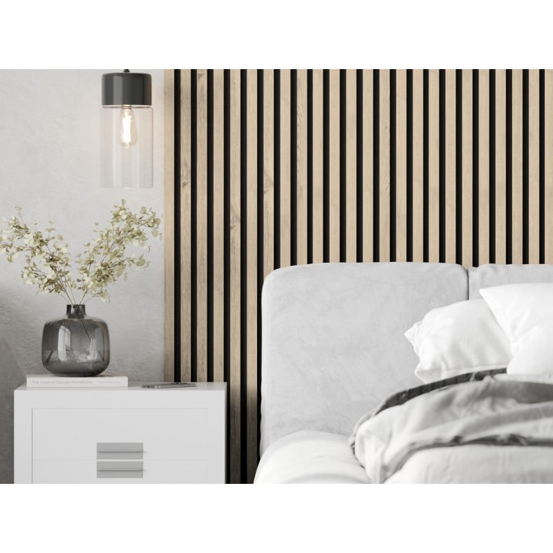 Mexen Lam-F nástenné akustické lamely 275 x 31,5 cm, plsť 6 mm, Perlový Dub - S105-275317-2812-058