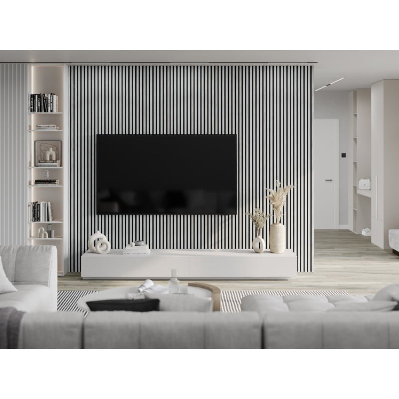 Mexen Lam-F stenové lamely akustické 275 x 31,5 cm, plsť 6 mm, Ľadový Dub - S105-275317-2812-061