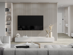 Mexen Lam-F stenové akustické lamely 275 x 31,5 cm, plsť 6 mm, Polárny Dub - S105-275317-2812-067