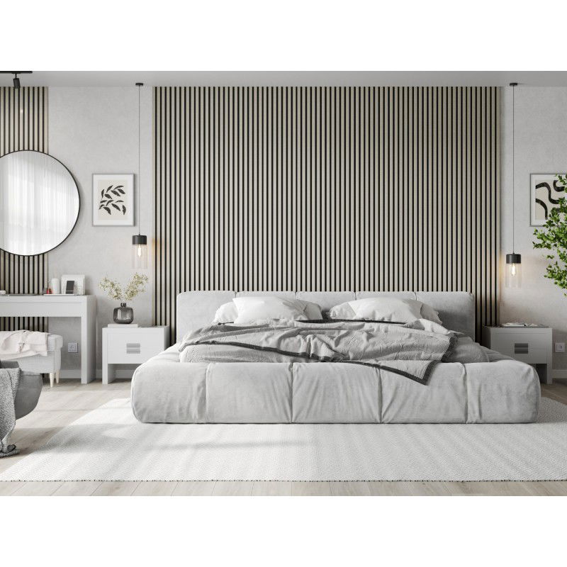 Mexen Lam-F lamely stenové akustické 275 x 31,5 cm, plsť 6 mm, Ľan Sivý - S105-275317-2812-068