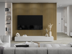 Mexen Lam-F nástenné akustické lamely 275 x 31,5 cm, filc 6 mm, Jantárový dub - S105-275317-2812-073