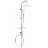 Mexen T33 sprchový kút, chróm/biela - 798333393-02
