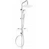 Mexen T33 sprchový stĺp, chróm/biela - 798333393-02