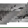 Mexen Mist T sprchová kabína s pántami ľavá 100 x 100 cm, čierny rám, čierna - 8A4T-100-100-70-70-L