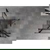 Mexen Mist T sprchová kabína s otočnými dverami pravá 80 x 80 cm, čierny rám, čierna - 8A4T-080-080-70-70-P