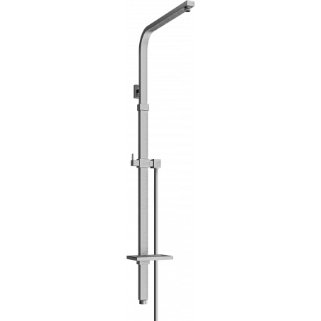Mexen Q sprchový stĺp, kartáčovaný gun gray - 79395-66