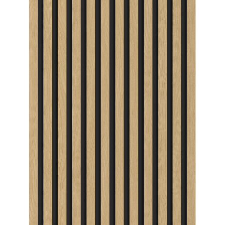 Mexen Lam-B vzorka stenových lamiel 275 x 30 cm, doska HDF 4 mm, technická dyha, Zlatý Dub - S100-003-S