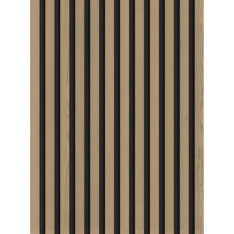 Mexen Lam-B vzorka nástenných lamiel 275 x 30 cm, HDF doska 4 mm, technická dyha, Vznešený Dub - S100-004-S