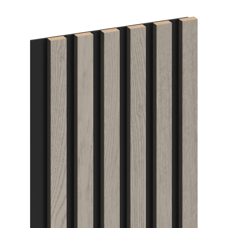 Mexen Lam-B vzorka stenových lamiel 275 x 30 cm, doska HDF 4 mm, technická dyha, Popolavý Dub - S100-005-S